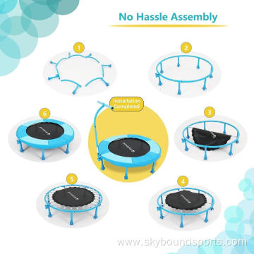 36 Inch Mini Trampoline for Kids-Blue